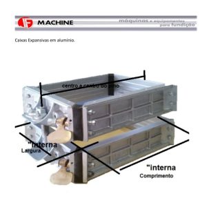 Caixa de Moldar Expansiva em Aluminio Novas e Revisadas