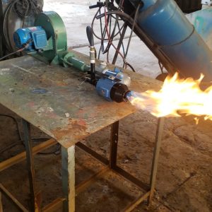 Maçaricos para fornos teste