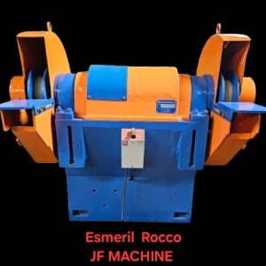 Esmeril de coluna marca Rocco, 3 velocidades - motor 15CV/1.750 RPM