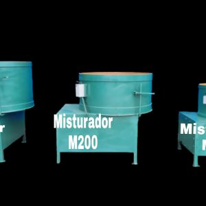 Misturadores de Areia e Concreto Refratário novos.